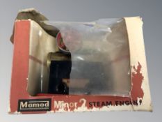 A Mamod Minor 2 steam engine (packaging as found)