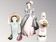 A Royal Worcester figure - Masquerade,