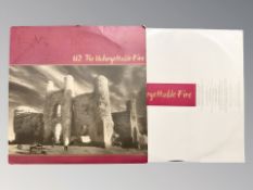 U2 - The Unforgettable Fire, signed by the band, 12