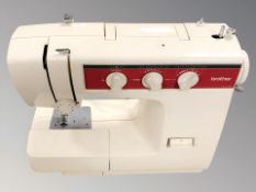 A Brother electric sewing machine with lead and pedal