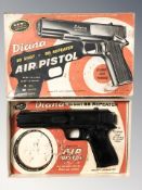 A Diana 20 shot BB repeater air pistol in original box