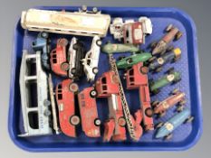 A group of 20th century die cast cars including Dinky,