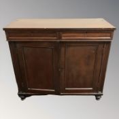 A 19th century mahogany side cabinet,