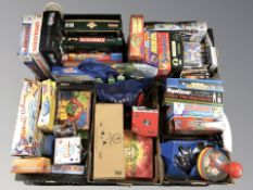 A large quantity of board games,