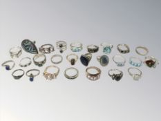 A group of Sterling silver,