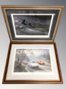 After Philip West : Calling Starlight, colour print, signed in pencil,