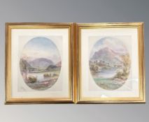 Malcolm Crosse (British, 19th/20th century) Buttermere and Melbreck, watercolour, 21 cm x 16 cm,