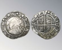 An Elizabeth I half groat
