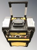 A Stanley mobile tool chest and contents