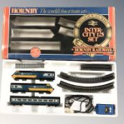 A Hornby Intercity 125 train set in box