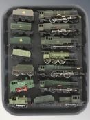Various die cast locomotives and tenders including Triang.