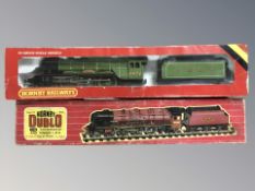 A Hornby Dublo 2226 locomotive and tender LMR City of London,