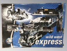 A wild west express train set.