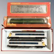 A Hornby R555C Pulman train R802 BR Class 47 Diesel Intercity and an R863 Brush Type 4 Diesel