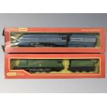 A Hornby Triang R869S Winston Churchill loco and tender,