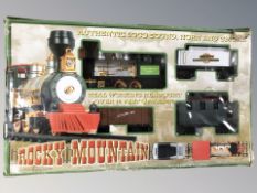 A Rocky Mountain train set