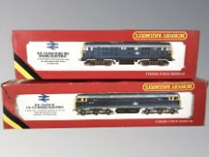 A Hornby R075BR Class 47 Diesel Loco, together with an R084BR Class 29 Diesel,