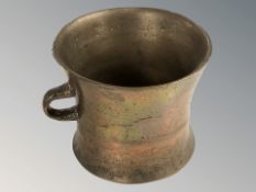 A bronze vessel, height 13.5 cm.