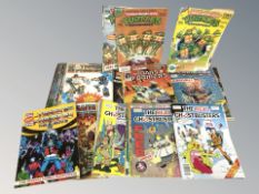 Modern comics including Transformers, TMNT, etc.