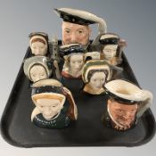 A Royal Doulton Henry VIII character jug D6642,
