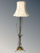 An Arts & Crafts standard lamp