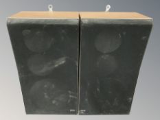 A pair of Bang & Olufsen Beovox S30 speakers, height 48 cm.
