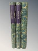 Two sealed rolls of Liberty Hera 10.05 m x 52 cm floral wallpaper and a further opened roll.