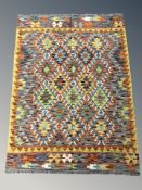 A Chobi Kilim rug, 153 cm x 100 cm.