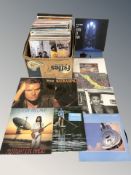 Vinyl LP records and 45 singles including Sting, James Taylor, Dire Straits, Cutting Crew,