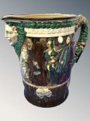 A Royal Doulton Shakespeare jug, No. 29 of 1000, height 27 cm.