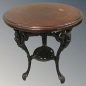 A Brittania style pub table,