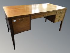 A 20th century Danish teak writing desk,