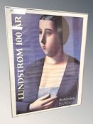 A Danish Lundstrom print, 70 cm x 90 cm.