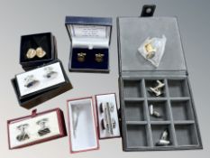 Cufflinks and clips including Jasper Conran