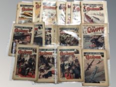Approximately 103 issues of The Champion and Triumph magazine, dating from 1923 to 1945.