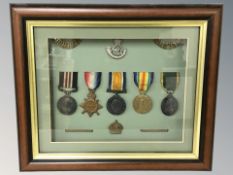 A First World War MM Gallantry group named to 344 Sjt T.