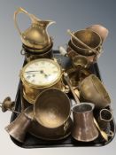 A brass cased ship's timepiece signed Schatz, Royal Marina,