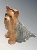 A Beswick terrier No. 2377, height 26 cm.