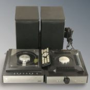 A Sandstrom mini hifi system with remote