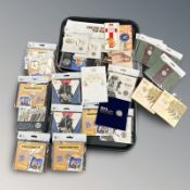 A collection of Royal Mint-issued proof coins, including Anniversary of the First World War,