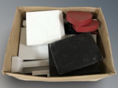 A box of jewellery boxes