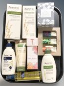 A group of daily moisturising lotions, hand cream, etc.