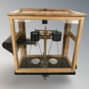 An early 20th century chemist's scale