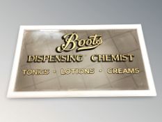 An advertising mirror 