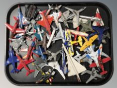 A large group of die cast military vehicles including Matchbox and others