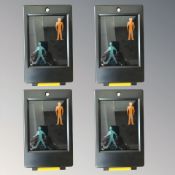 Thermotor : Four Pedestrian Control Units : NSH Small Box Repeaters, all four units the same,