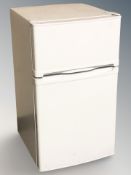 An under bench fridge freezer.