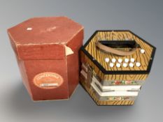 A German concertina in box