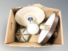 A box of Scandinavian light fittings