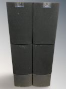 A pair of KEF Uni-Q speakers